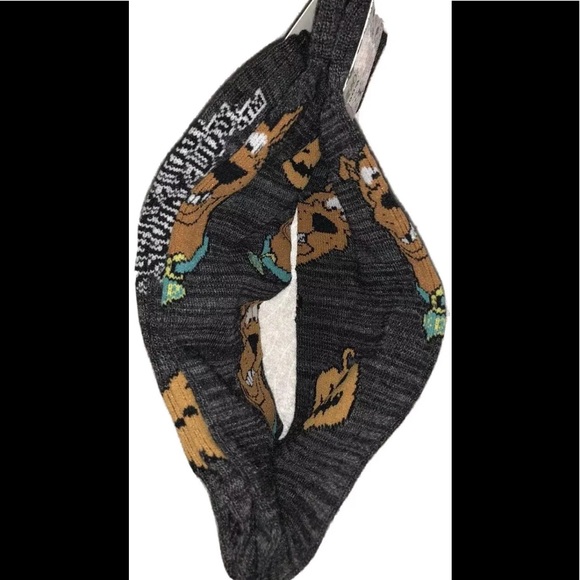 Scooby-Doo Crew Socks 1Pair Men 8-12 Gray Halloween Pumpkin Where Are You Shaggy - Picture 6 of 10
